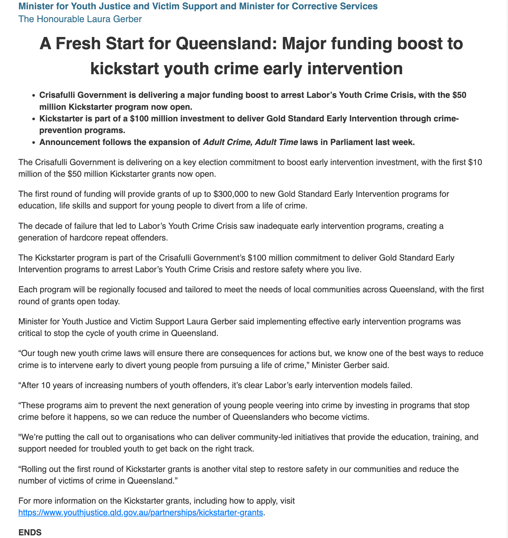 Achieving Gold-Standard Youth Crime Prevention: Designing Programs That Transform Lives